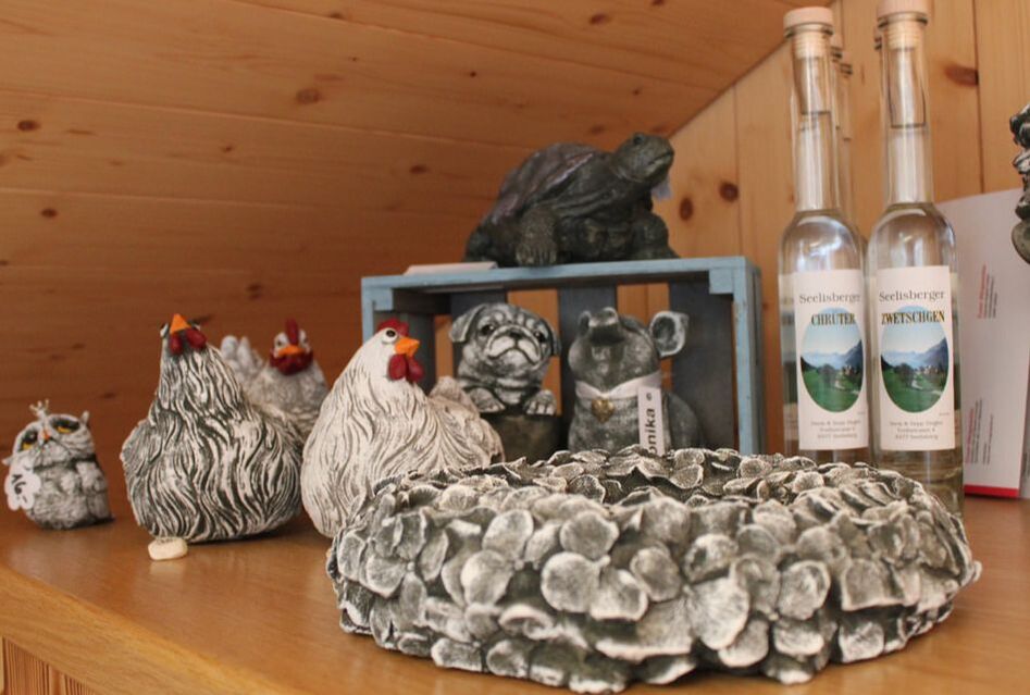 Es können regionale Produkte bei uns im bnb gekauft werden.