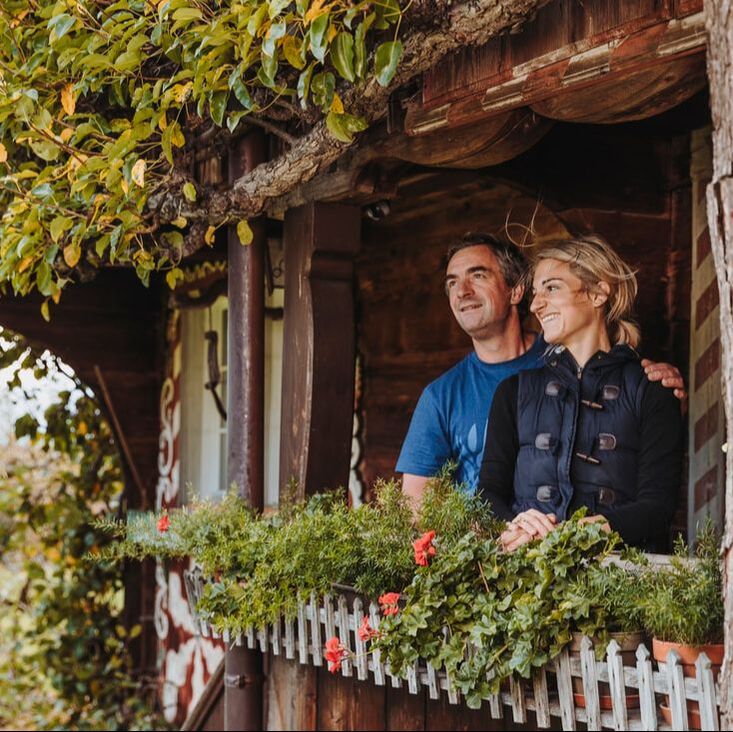 Madlen und Seppi Truttmann in ihrem Haus in Seelisberg.